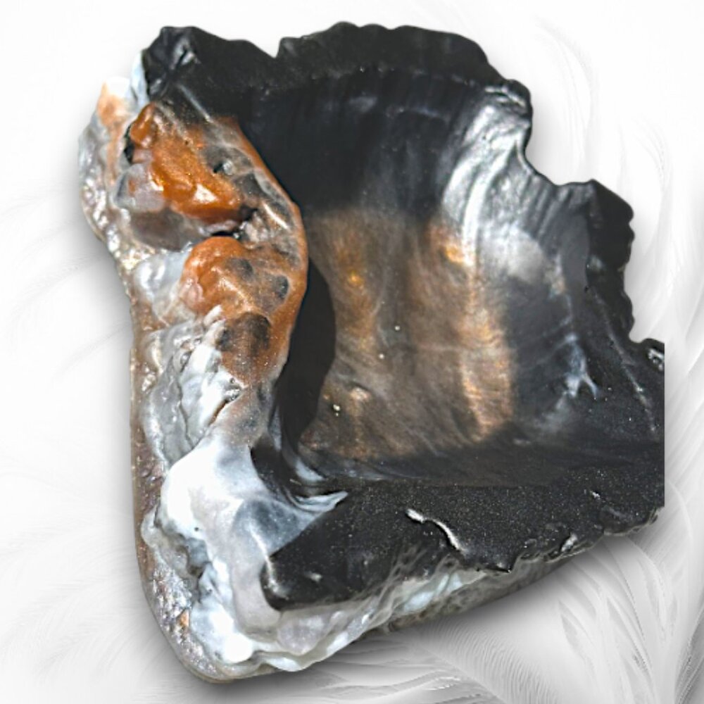 Handmade Resin Geode Style Trinket Dish